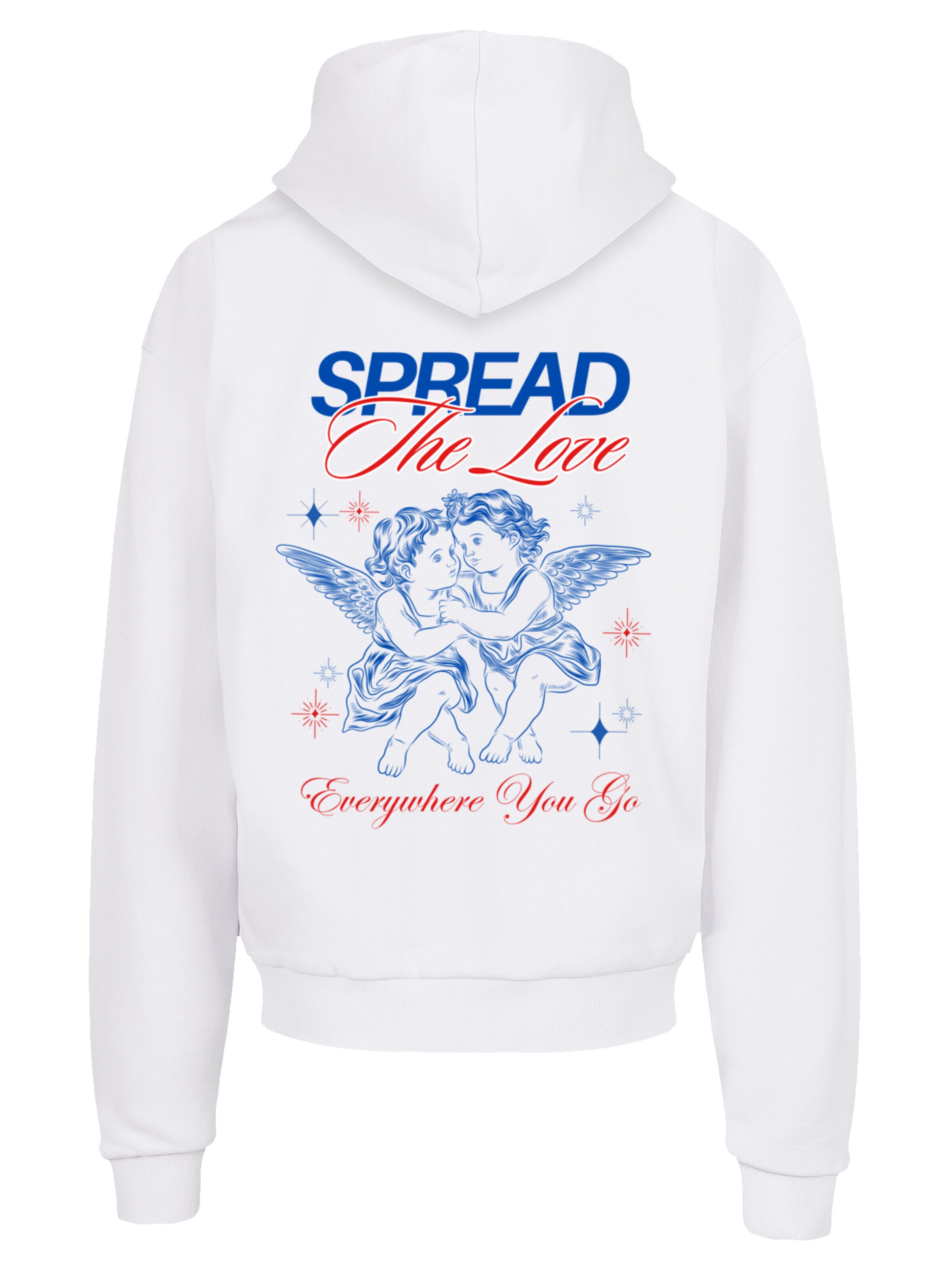 F4NT4STIC Sweatshirt 'Spread The Love Valentinstag' in White