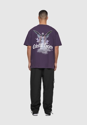 MJ Gonzales T-Shirt 'Divine Wings' in Lila
