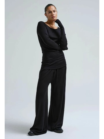 Seamless Basic Shirt 'Jade' in Zwart