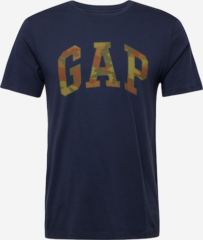 GAP Majica u mornarsko plava / smeđa / maslinasta / svijetlozelena, Pregled proizvoda