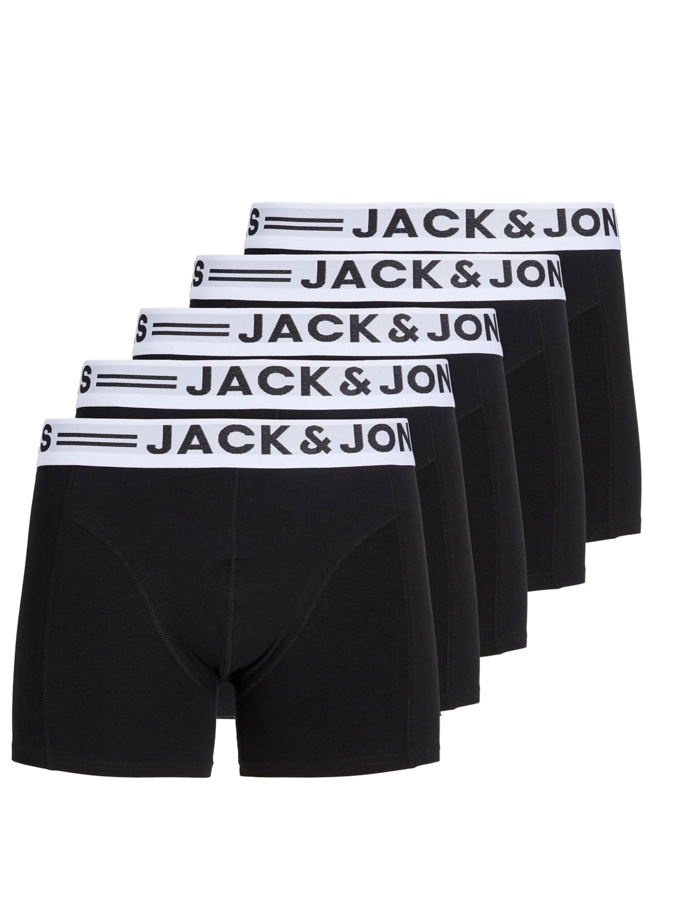 JACK & JONES Boxershorts i svart: framsida