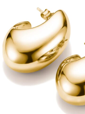 Boucles d'oreilles 'Vergoldete Chunky Ohrringe mit Voluminösem Design' Thomas Sabo en or