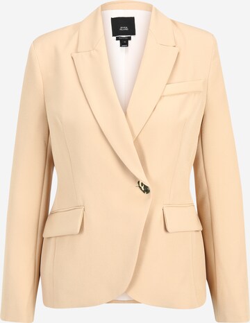 River Island Petite Blazer in Beige: front