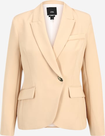 Blazer River Island Petite en beige : devant