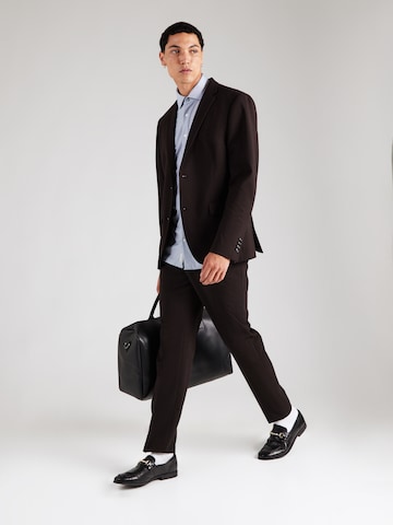 Michael Kors Слим Рубашка 'DOBBY' в Синий