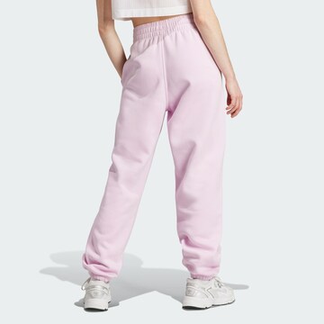ADIDAS ORIGINALS Tapered Pants 'Essentials Fleece' in Pink