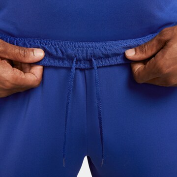 NIKE Skinny Workout Pants 'Strike' in Blue