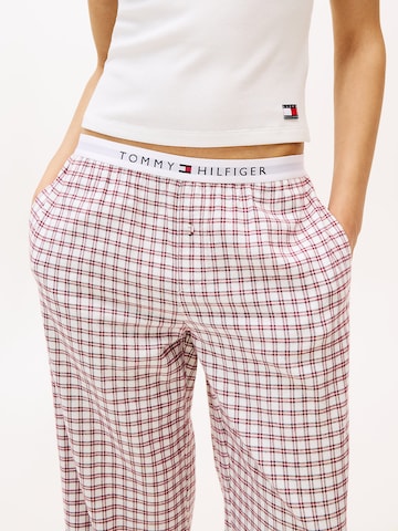 TOMMY HILFIGER Pyjamahose in Rot