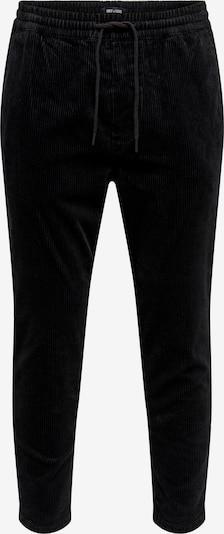 Pantaloni 'Linus' Only & Sons pe negru, Vizualizare produs