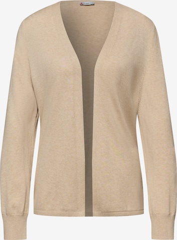 STREET ONE Strickjacke in Beige: Vorderseite