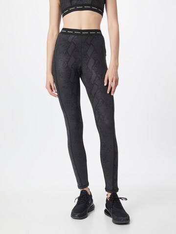 Coupe slim Pantalon de sport Juicy Couture Sport en noir : devant