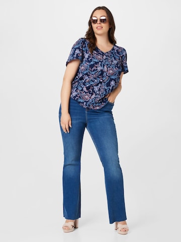 River Island Plus Flared Jeans 'VANITY' in Blue