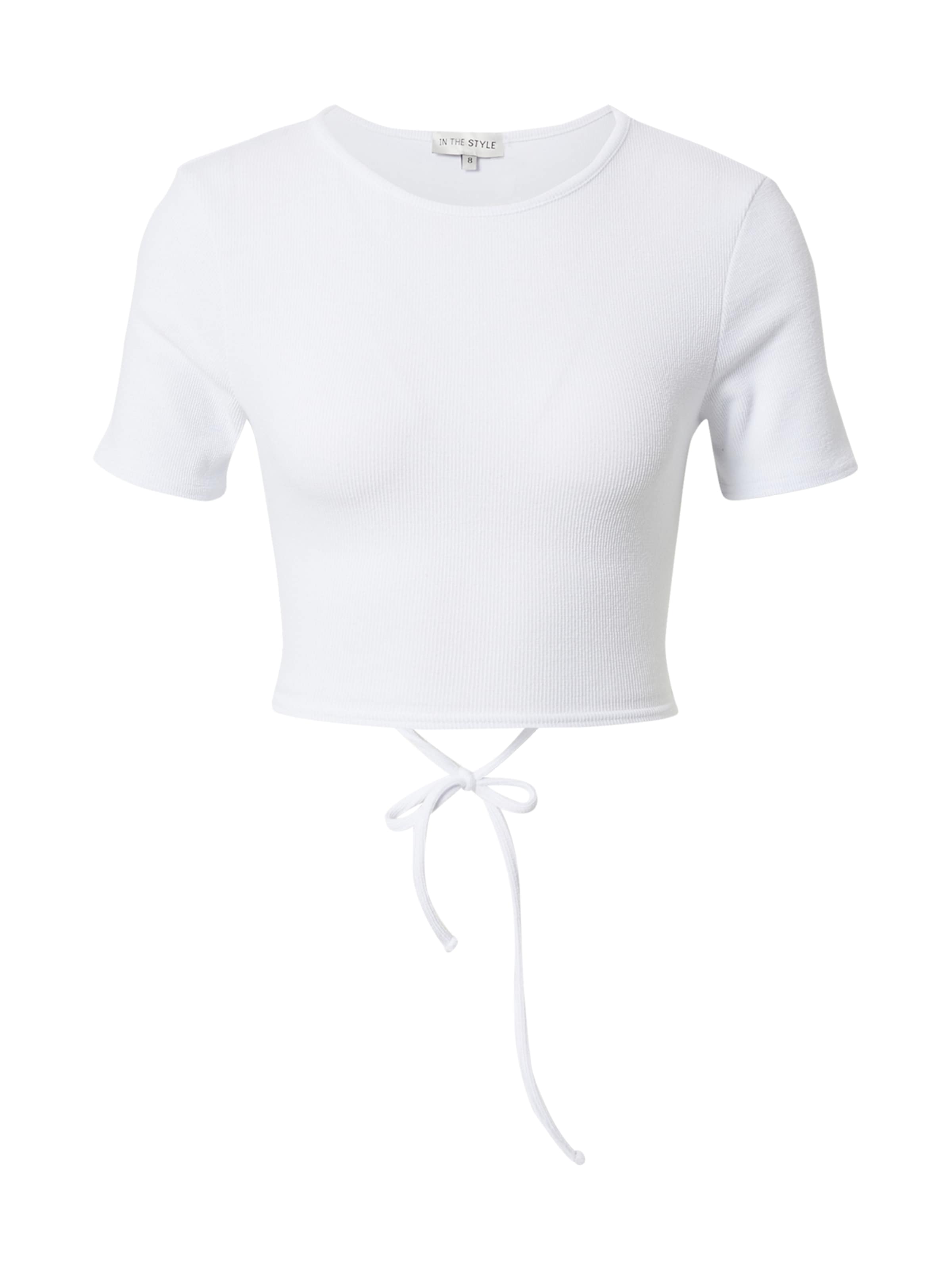 In The Style Тениска 'NAOMI' в бяло: отпред