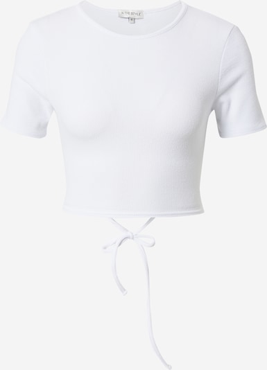In The Style Μπλουζάκι 'NAOMI' σε λευκό, Άποψη προϊόντος