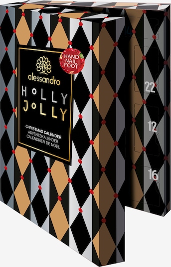 alessandro INTERNATIONAL Adventskalender "Hand Spa HOLLY JOLLY 2020" (24-tlg.) in mischfarben, Produktansicht