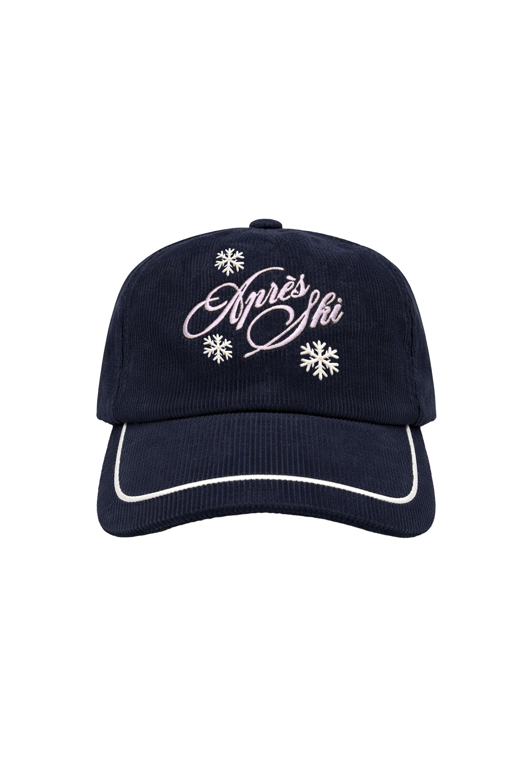 Casquette 'Après Ski' Prohibited en bleu : devant