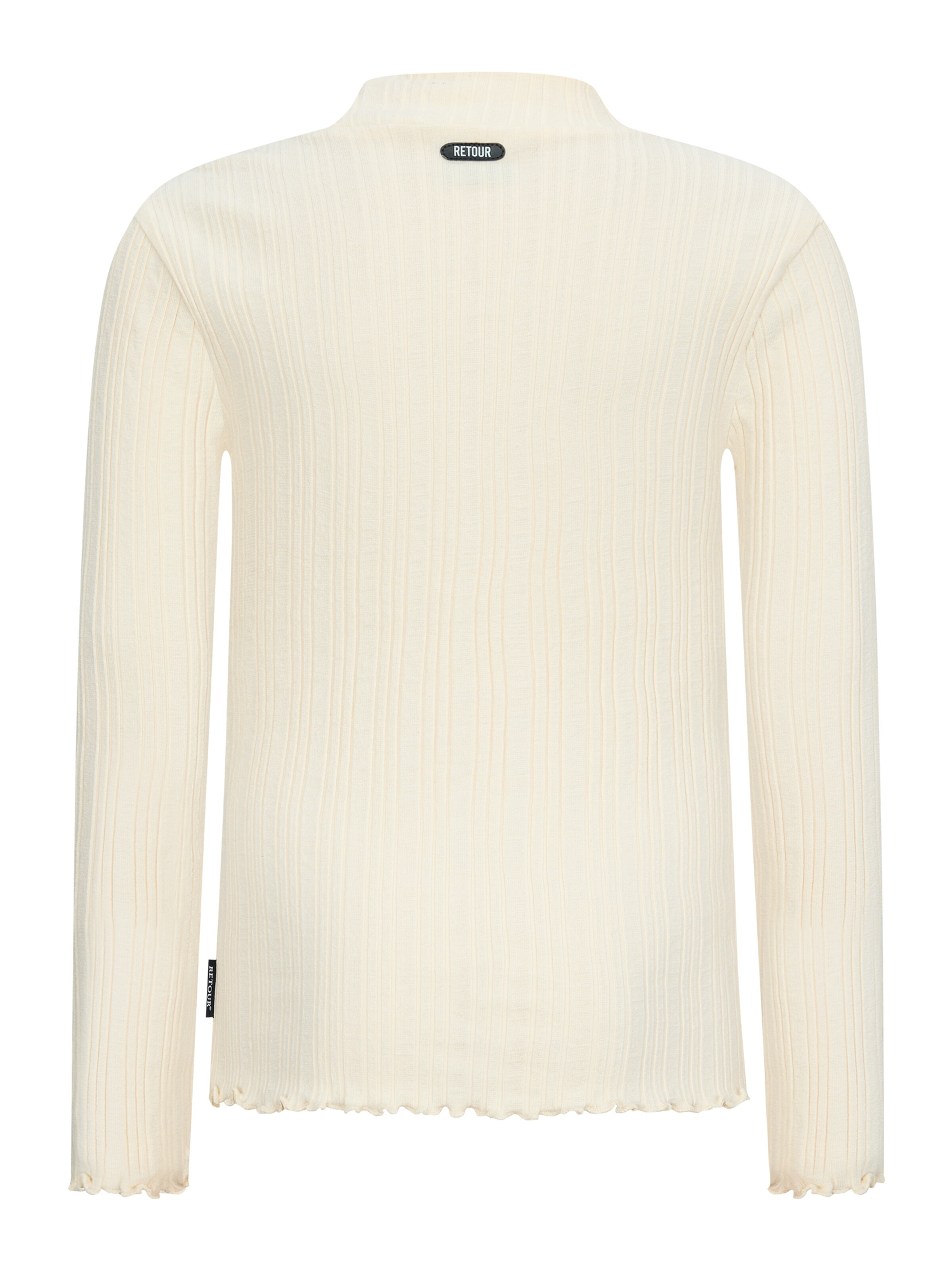 Retour Jeans Tričko 'Vivre' – béžová