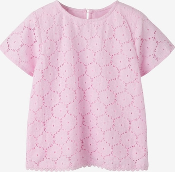T-Shirt NAME IT en rose : devant