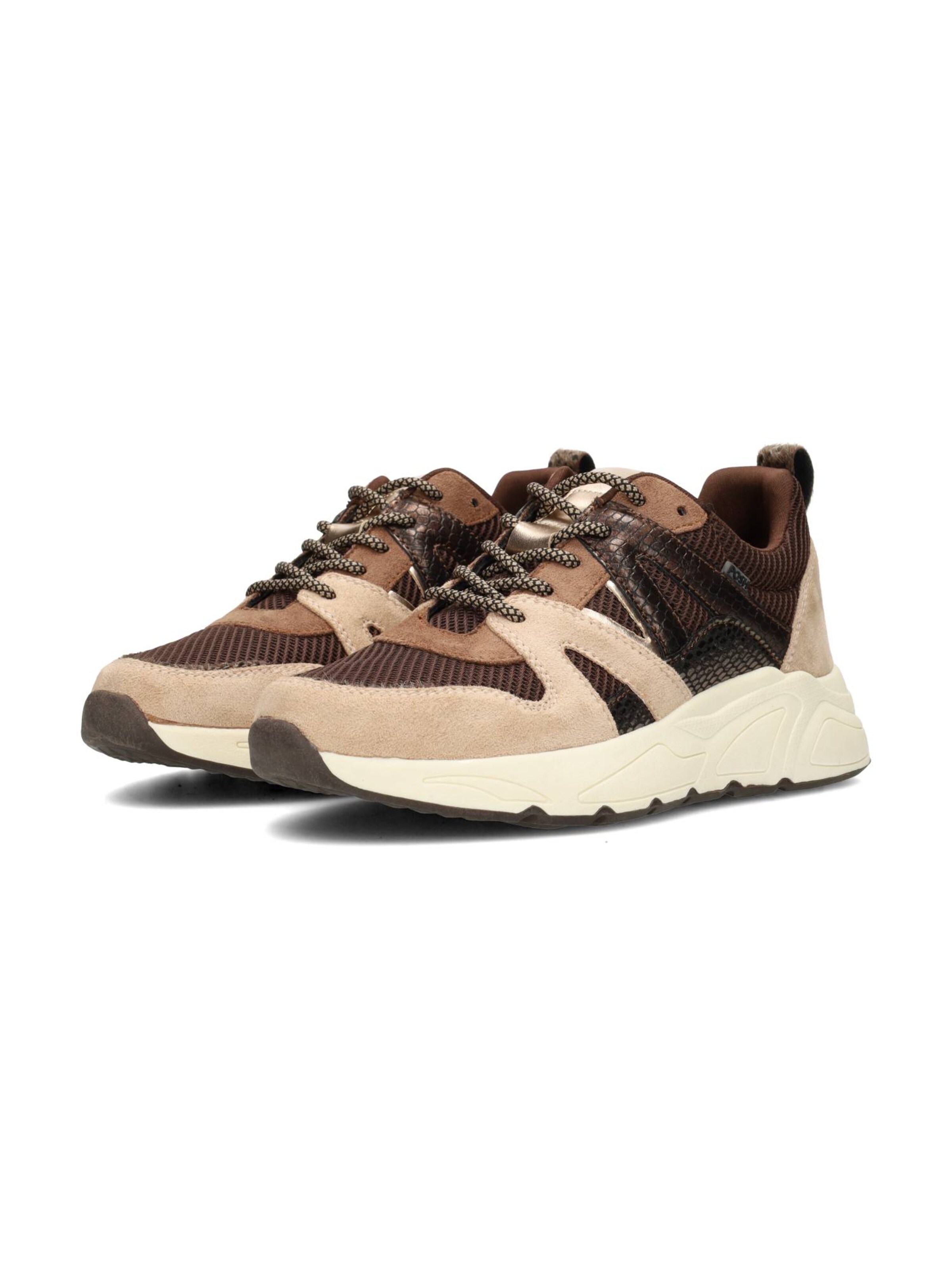 POSH by Poelman Sneakers laag 'CAROCEL' in Bruin