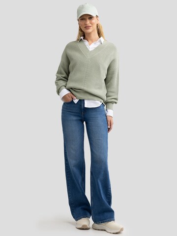 Pull-over 'Cyntiana' BIG STAR en vert