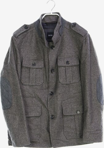 BOSS Black Jacket & Coat in M-L in Grey: front
