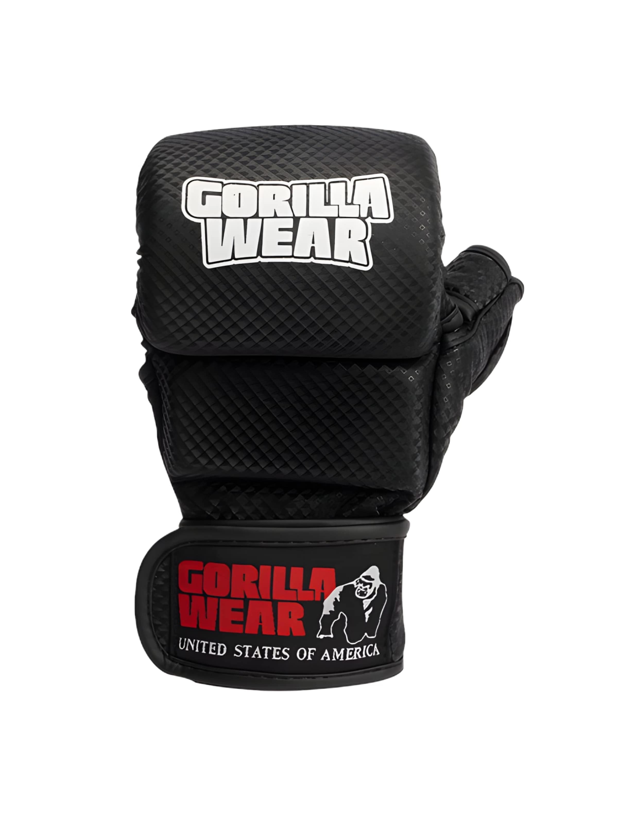 Gorilla Wear Sporthandschoenen in Zwart: voorkant
