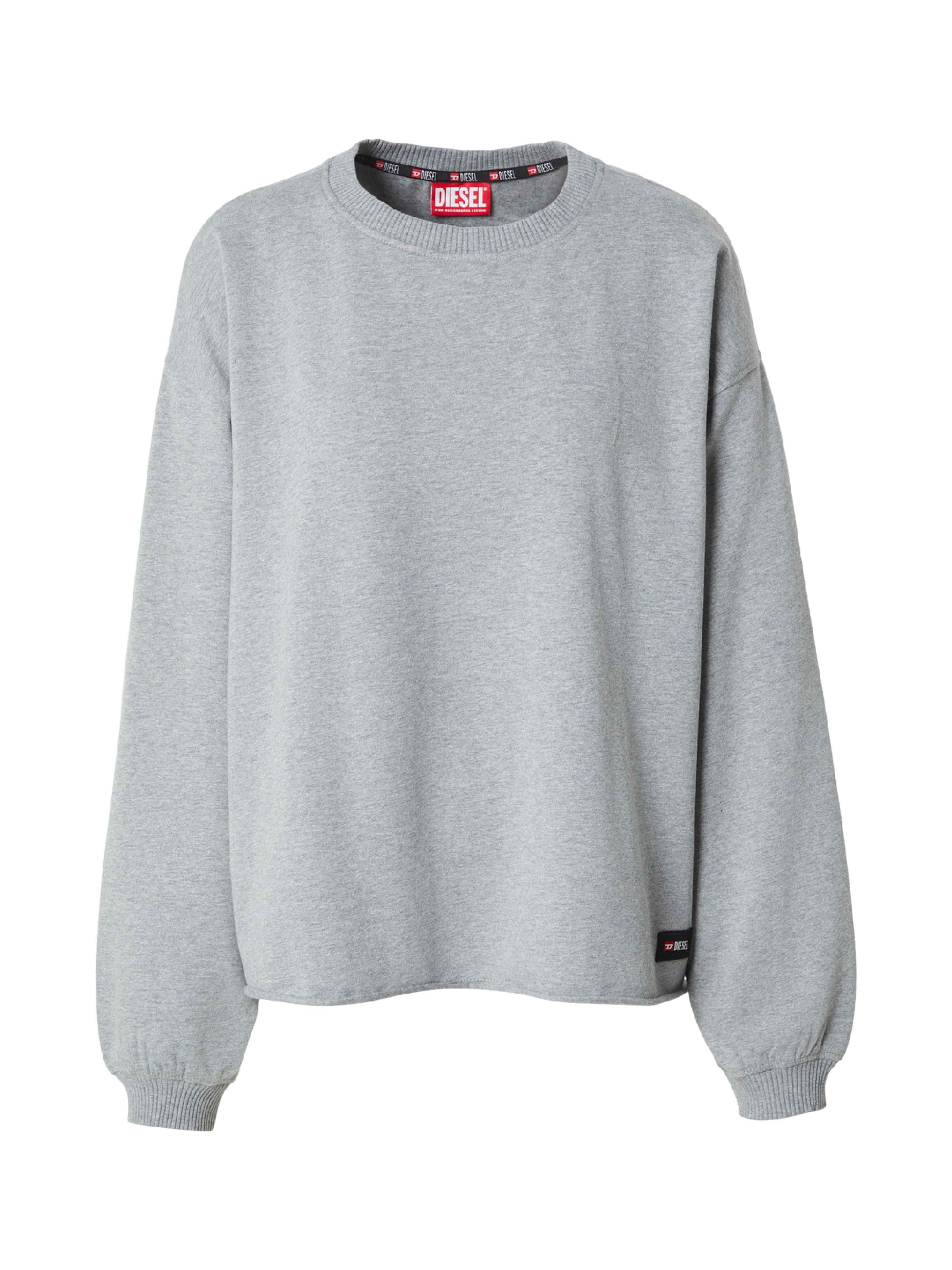 Sweat-shirt 'PATRICIA-D-CORE' DIESEL en gris : devant