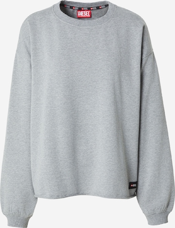 Sweat-shirt 'PATRICIA-D-CORE' DIESEL en gris : devant