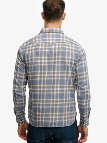 mėlyna Superdry & Co Standartinis modelis Marškiniai