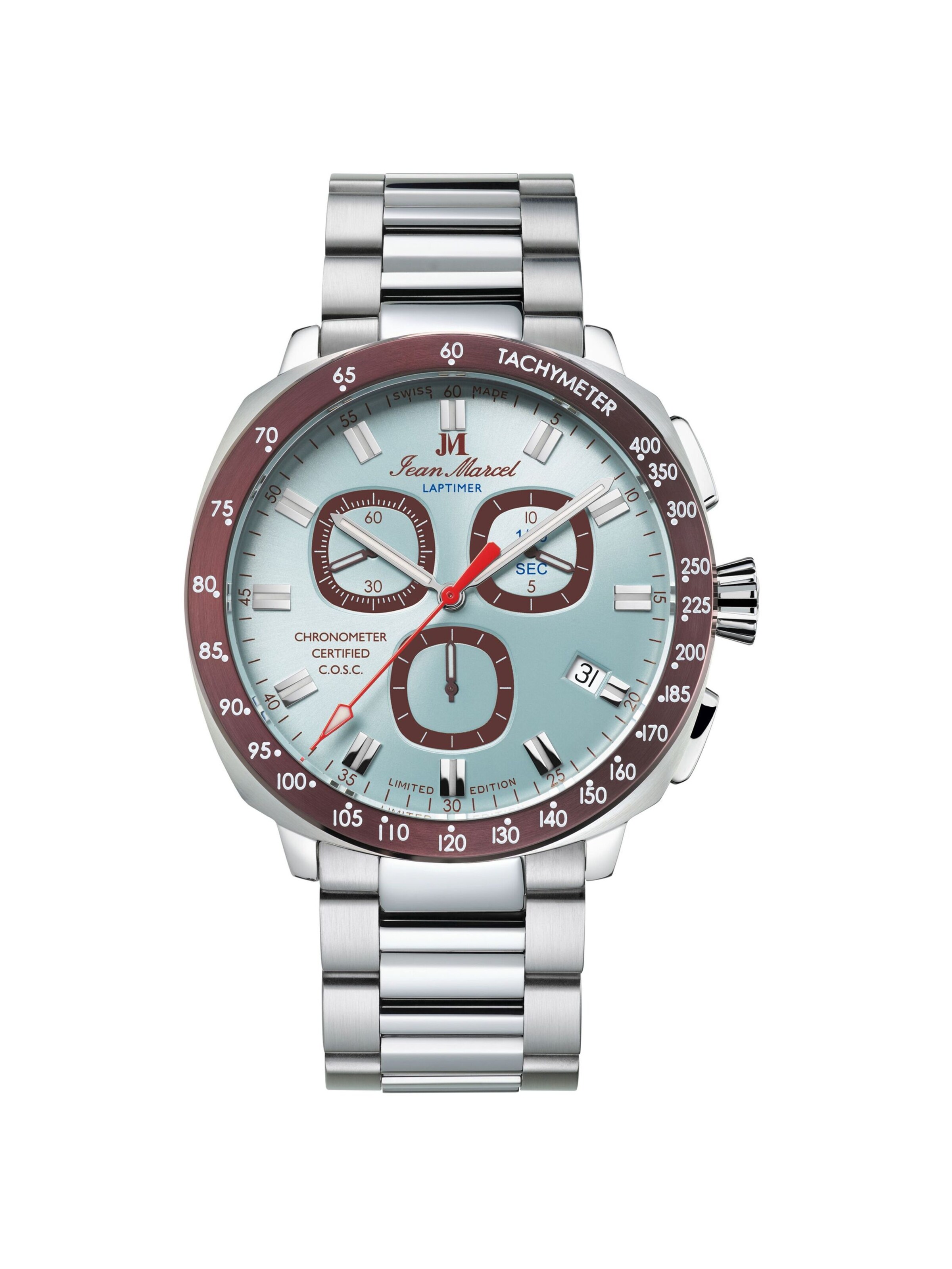 Jean Marcel Analog Watch in Silver: front
