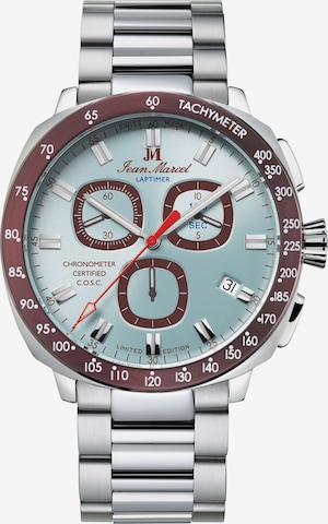 Montre à affichage analogique Jean Marcel en argent : devant