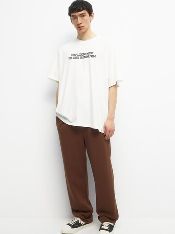 Pull&Bear T-Shirt in Weiß