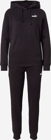 Completo per l'allenamento di PUMA in nero: frontale