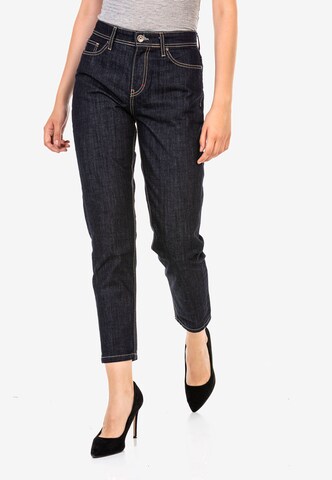 CIPO & BAXX Regular Jeans in Blauw: voorkant