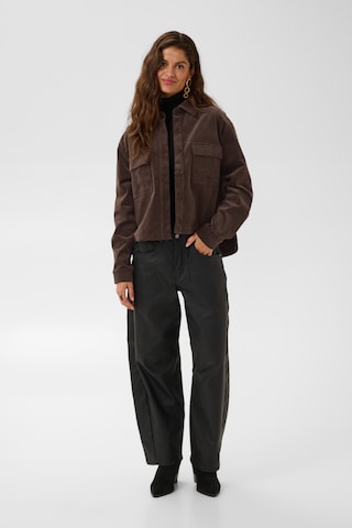 Cream Between-season jacket 'Ballie' in Brown