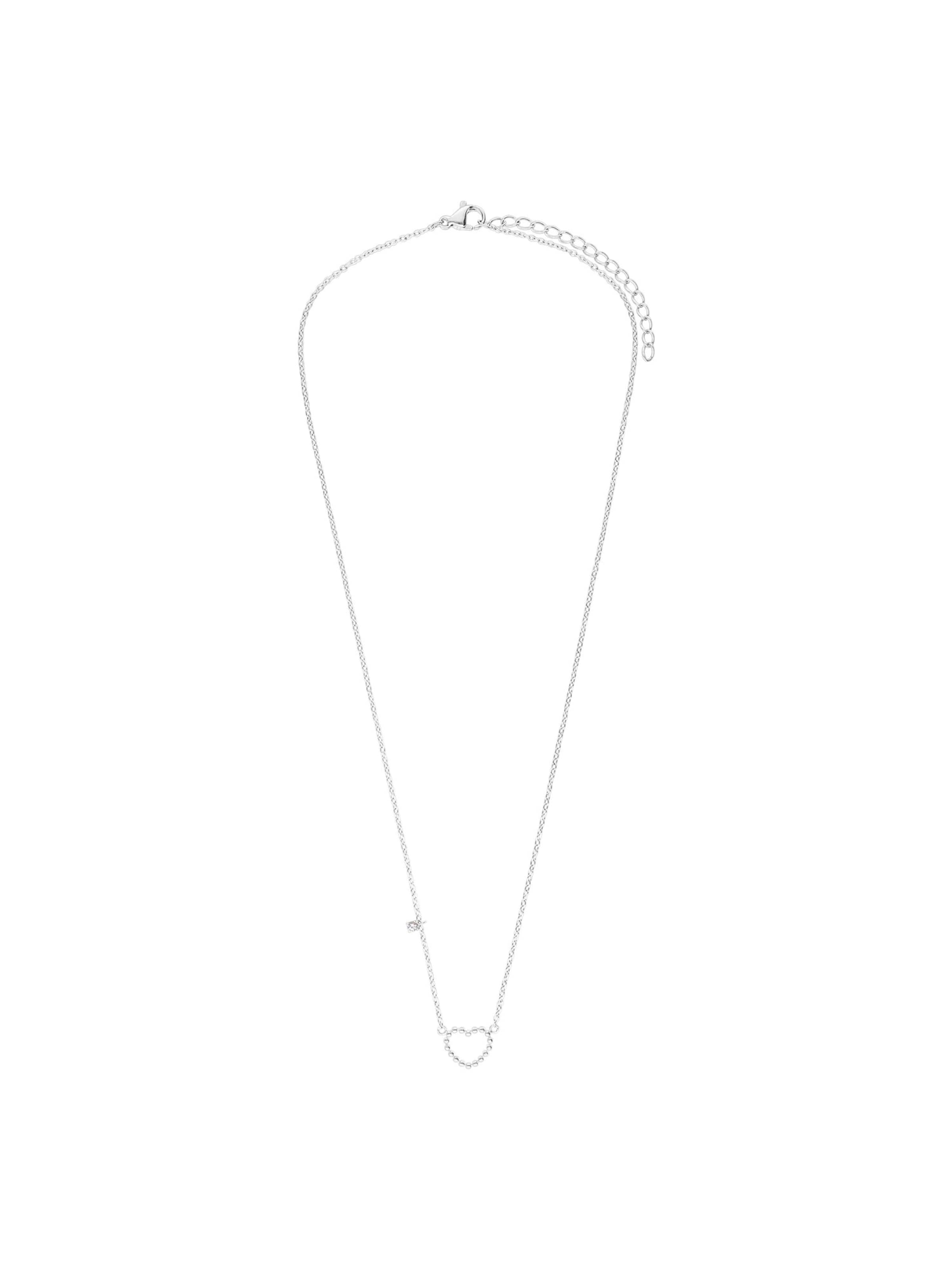 Lucardi Ketting 'Münze' in Zilver: voorkant