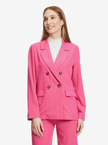 Cartoon Blazer in Pink: front