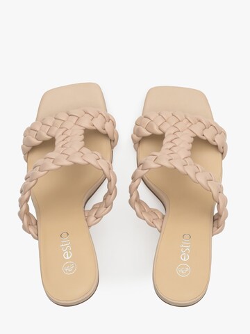 Estro Pantolette '2299-2'‌‌‌‌‌‌ in Beige