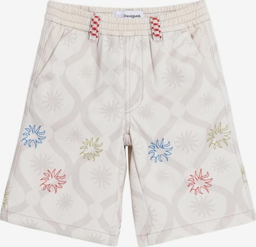 Desigual Regular Housut värissä valkoinen: etupuoli