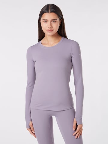 YO-GAYA Sporttop 'Long Sleeve Top' in Lila