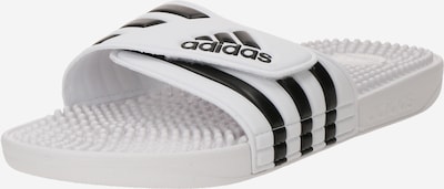ADIDAS SPORTSWEAR Badeschuh 'Adissage' in schwarz / weiß, Produktansicht