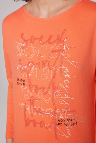 Soccx Shirt 'Rock the Boat' in Orange