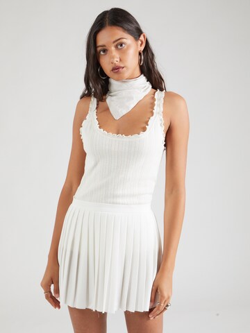 TOPSHOP Top in Weiß: Vorderseite
