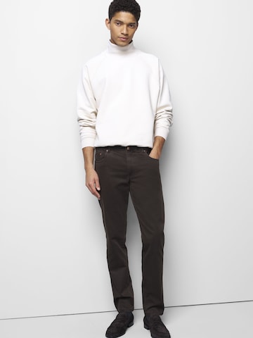 MEYER Loose fit Chino trousers in Green