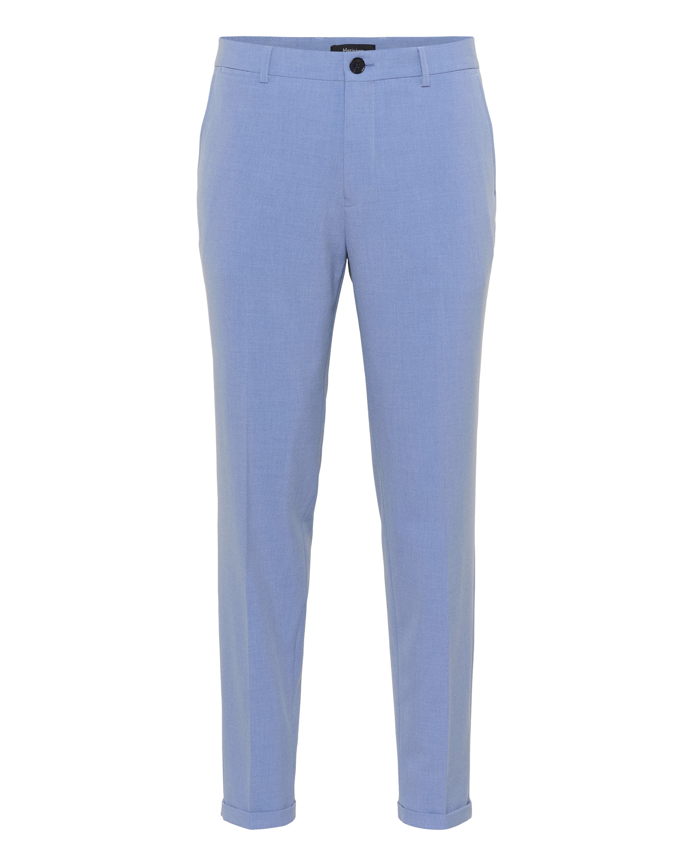 Matinique Slimfit Broek 'Liam' in Blauw: voorkant