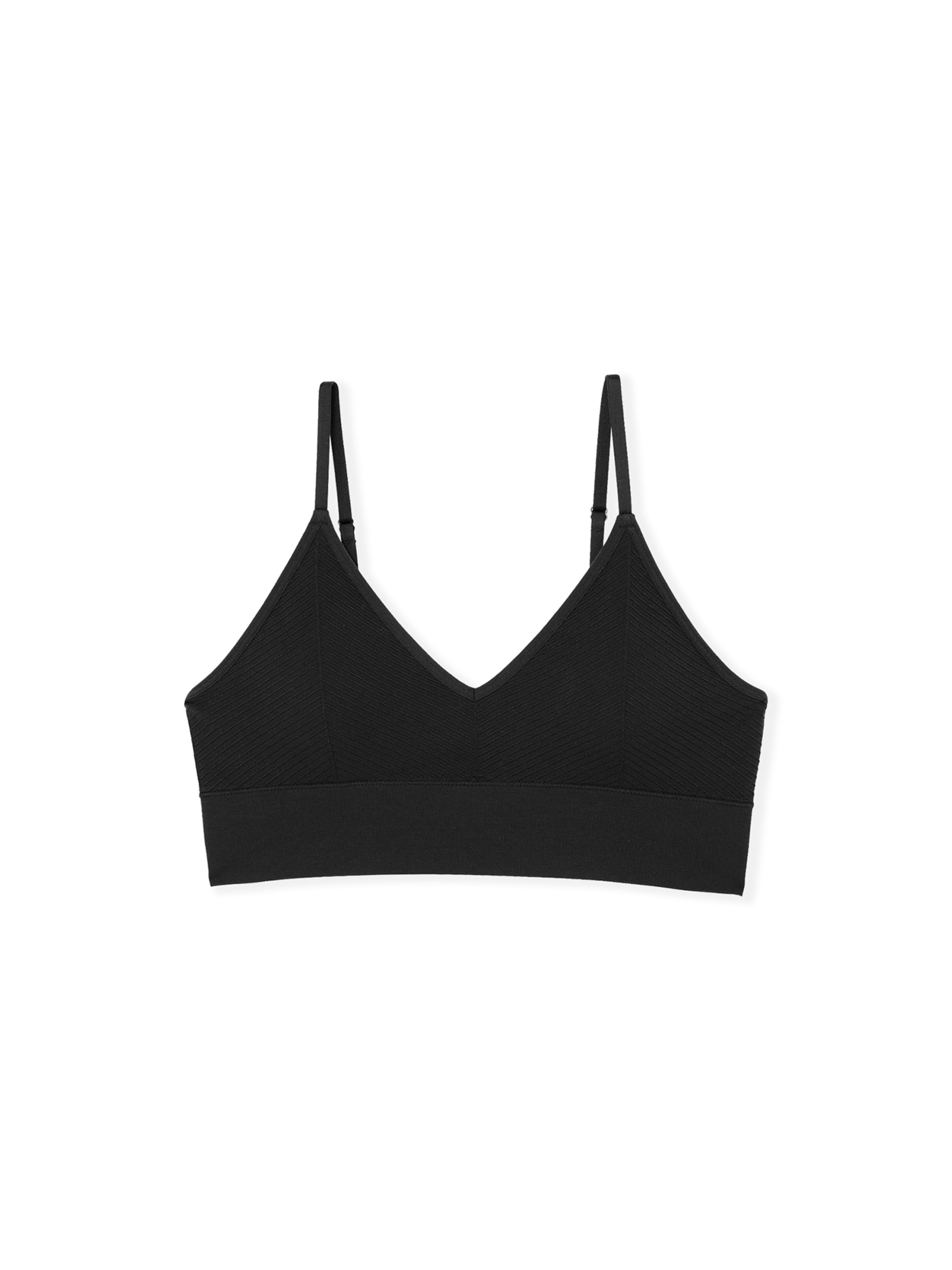Bustino Reggiseno 'Effortless' di ETAM in nero: frontale