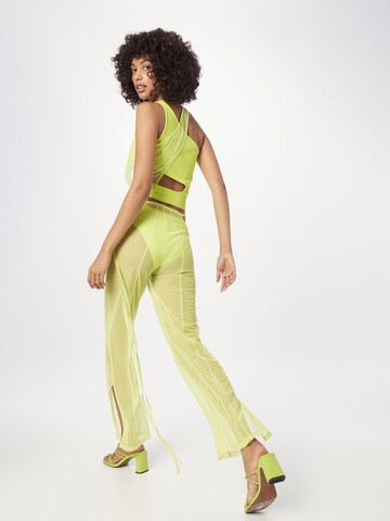 Calvin Klein Jeans Wide leg Trousers in Yellow