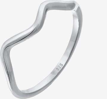 ELLI Ring  'Geo' in Silber: predná strana