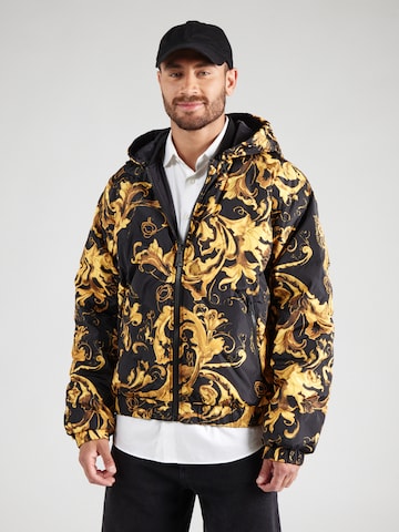 Versace Jeans Couture Φθινοπωρινό και ανοιξιάτικο μπουφάν σε μαύρο