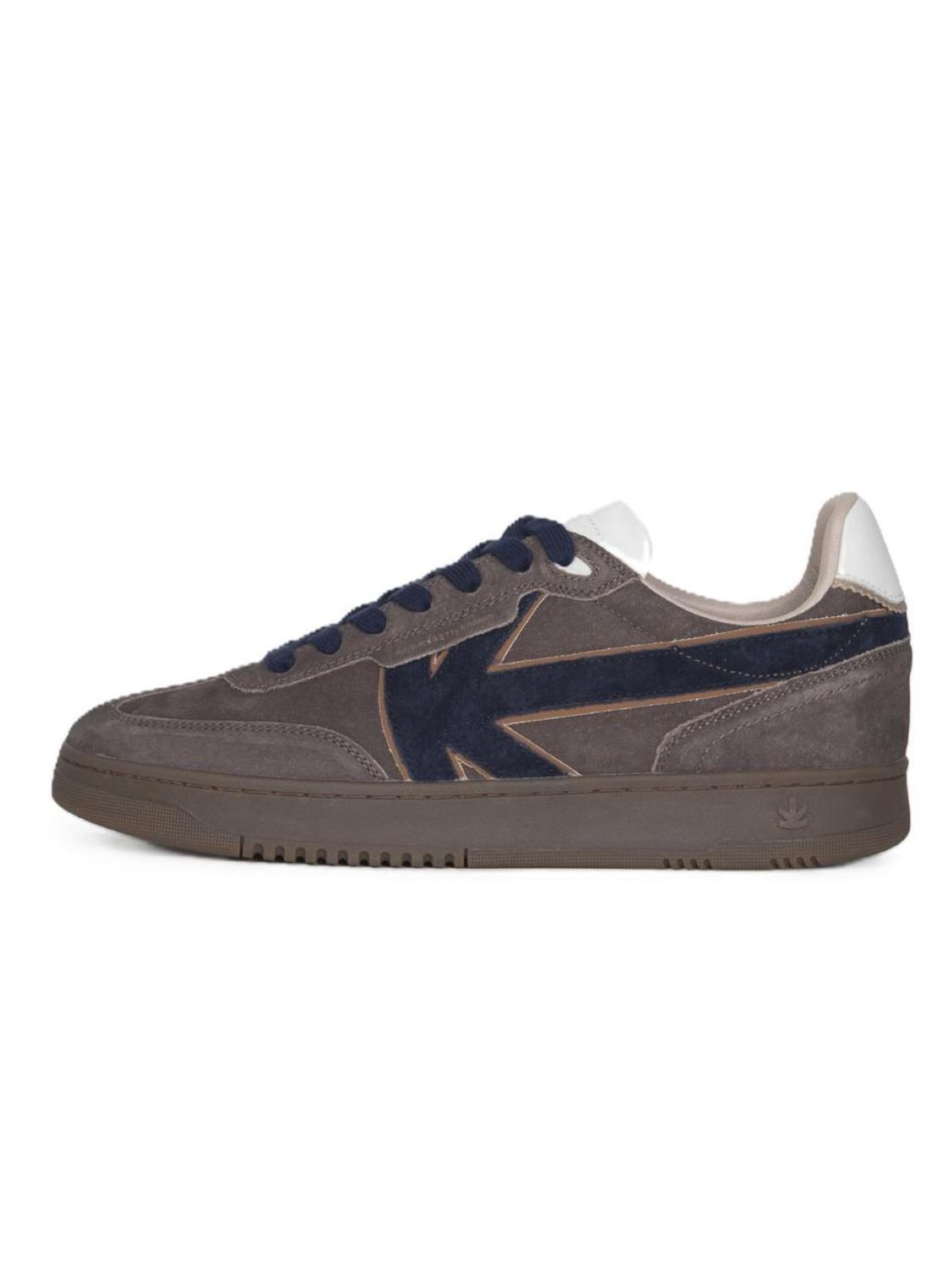 Baskets basses 'Boston' Kaotiko en marron : devant